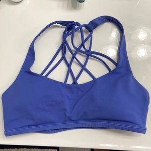 lululemon athletica Blue Strappy Sports Bra